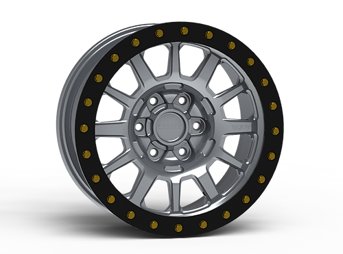 G600 Clear Simulated Beadlock Wheel 17x8.5 6x5.5 -6mm Offset