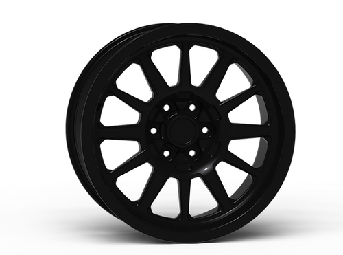 G600 Black Smooth Lip Wheel 20x9 5x5.5 +12mm Offset