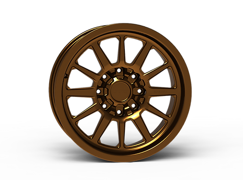 G600 Bronze Smooth Lip Wheel 20x9 8x170mm +0mm Offset