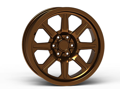 G500 Bronze Smooth Lip Wheel 20x9 5x150mm +0mm Offset