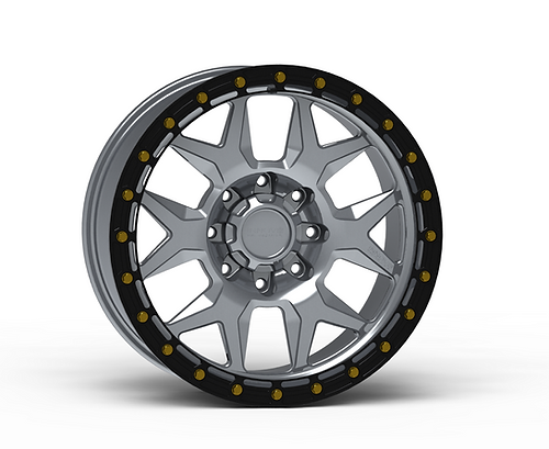 G700 Clear Simulated Beadlock Wheel 20x9 8x6.5 +0mm Offset