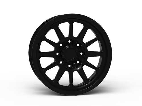 G600 Black Smooth Lip Wheel 20x9 8x170mm +12mm Offset