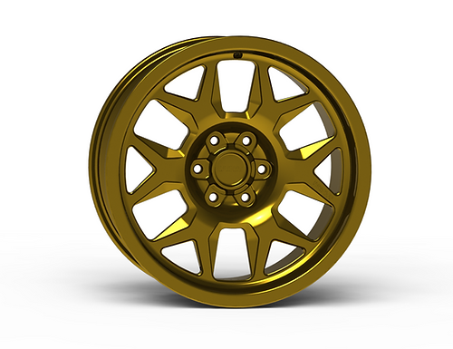 G700 Gold Smooth Lip Wheel 20x9 6x5.5 +12mm Offset