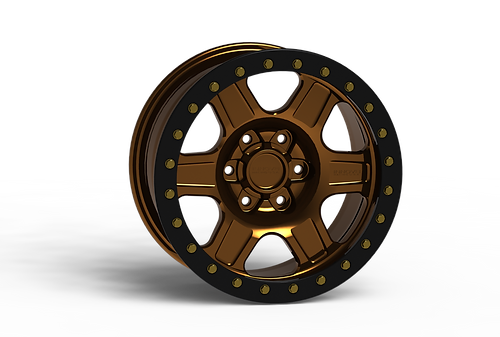 G400 Bronze Beadlock Wheel 17x9 6x120mm +0mm Offset