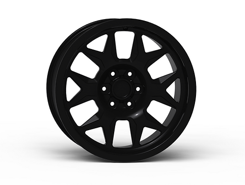 G700 Black Smooth Lip Wheel 20x9 6x135mm +12mm Offset