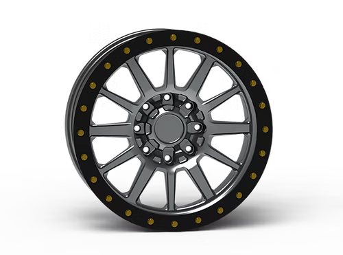 G600 Machined Simulated Beadlock Wheel 18x9 5x150mm +12mm Offset