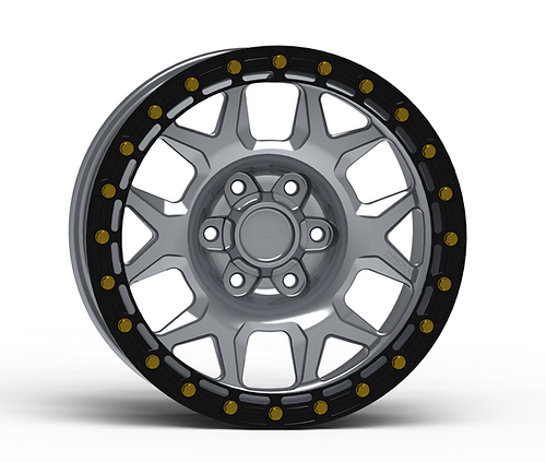 G700 Machined Simulated Beadlock Wheel 17x8.5 6x5.5 +25mm Offset