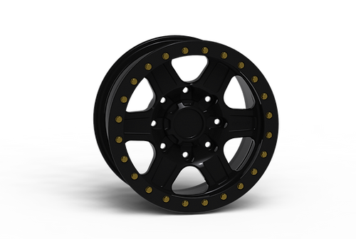 G400 Black Beadlock Wheel 17x9 8x180mm -12mm Offset