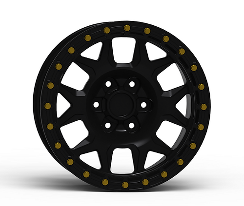 G700 Black Beadlock Wheel 17x9 5x5.5 -12mm Offset