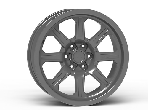 G500 Grey Smooth Lip Wheel 20x9 5x150mm +0mm Offset