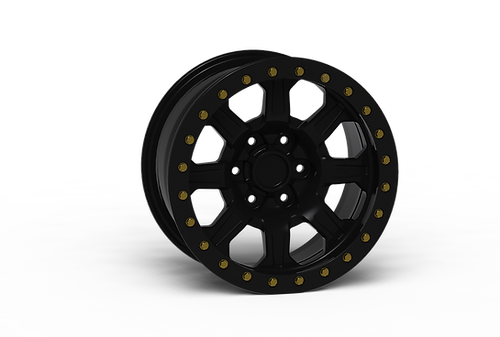 G500 Black Simulated Beadlock Wheel 18x9 6x135mm +0mm Offset