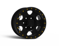 G400 Satin Black Simulated Beadlock Wheel 15x7 6x5.5 -6mm Offset
