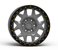 G700 Grey Anodize Simulated Beadlock Wheel 15x7 5x4.5 -6mm Offset