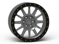 G600 Grey Simulated Beadlock Wheel 18x9 5x5.5 -12mm Offset