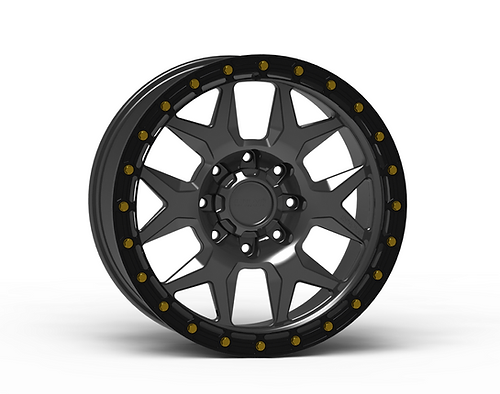 G700 Anthracite Simulated Beadlock Wheel 20x9 8x180mm +0mm Offset