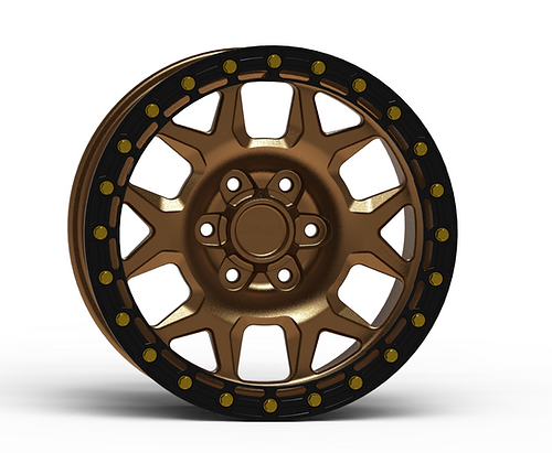 G700 Bronze Simulated Beadlock Wheel 18x9 6x5.5 -12mm Offset
