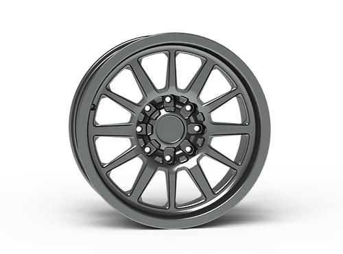 G600 Clear Smooth Lip Wheel 20x9 8x180mm +12mm Offset