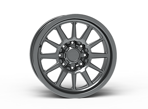 G600 Grey Smooth Lip Wheel 20x9 8x170mm +12mm Offset