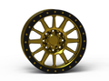 G600 Gold Simulated Beadlock Wheel 20x10 8x180mm -13mm Offset