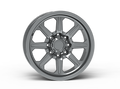 G500 Grey Smooth Lip Wheel 20x9 8x170mm +0mm Offset