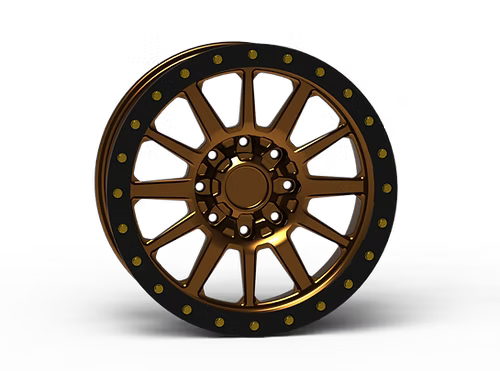 G600 Bronze Simulated Beadlock Wheel 18x9 8x6.5 +0mm Offset