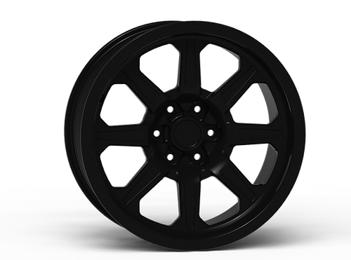 G500 Black Smooth Lip Wheel 20x9 5x5.5 +0mm Offset