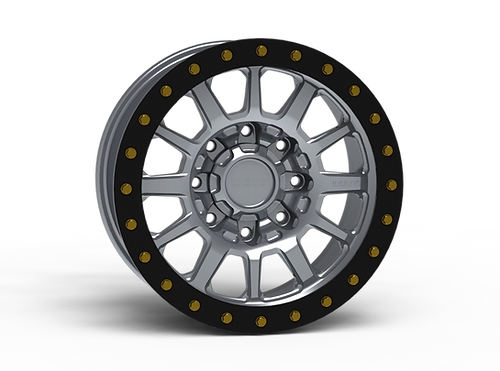 G600 Machined Simulated Beadlock Wheel 17x8.5 8x6.5 +0mm Offset