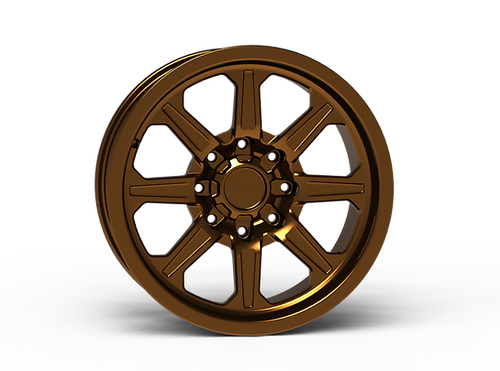 G500 Bronze Smooth Lip Wheel 20x9 8x170mm +12mm Offset