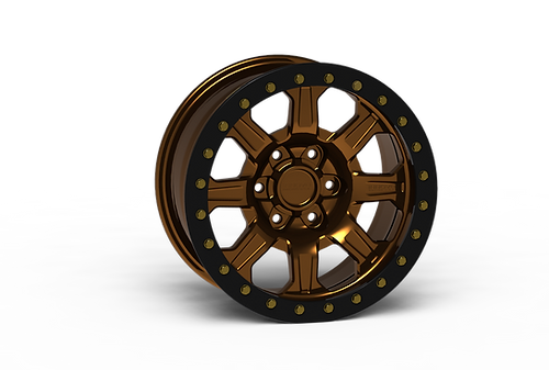 G500 Bronze Simulated Beadlock Wheel 18x9 5x5.5 +0mm Offset