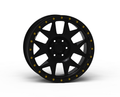G700 Black Simulated Beadlock Wheel 20x9 6x135mm +12mm Offset