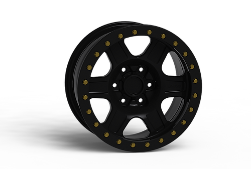 G400 Anthracite Simulated Beadlock Wheel 17x8.5 5x5 +0mm Offset