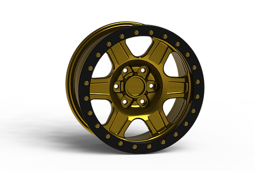 G400 Gold Beadlock Wheel 17x9 6x5.5 +19mm Offset