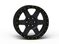 G400 Black Simulated Beadlock Wheel 20x9 6x5.5 +12mm Offset