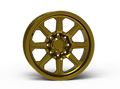 G500 Gold Smooth Lip Wheel 20x9 8x6.5 +12mm Offset