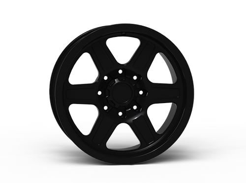 G400 Black Smooth Lip Wheel 20x9 8x6.5 +0mm Offset