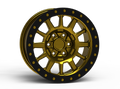 G600 Gold Anodize Simulated Beadlock Wheel 15x7 5x4.5 -6mm Offset